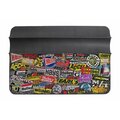 Holley Universal, 26" X 34", PVC Foam And Nylon Mesh, Black, Holley/ MSD Sticker Bomb Design 36-445